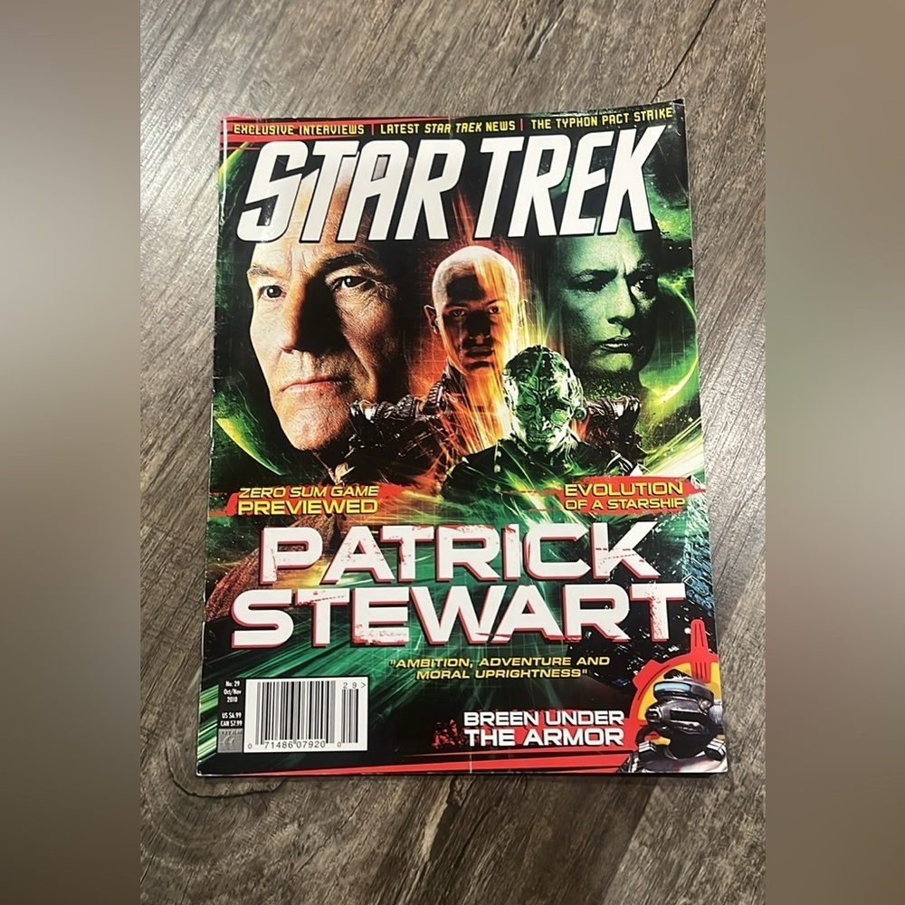 Will not  less Star Trek Magazine with Patrick Stewart Cover